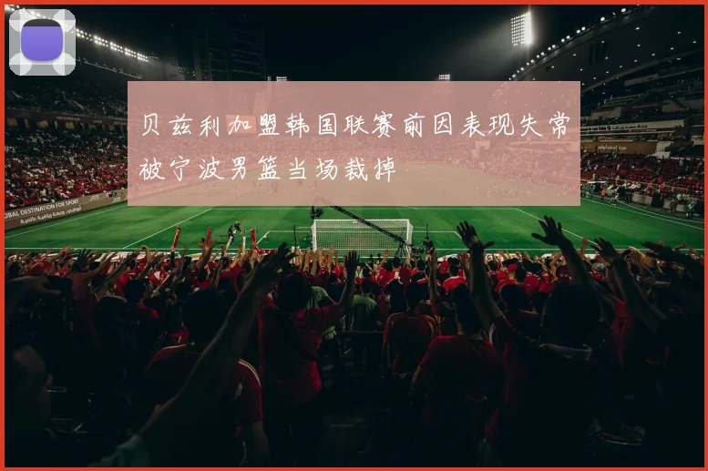 贝兹利加盟韩国联赛前因表现失常被宁波男篮当场裁掉